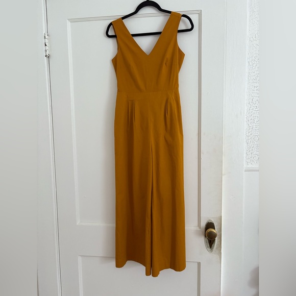 J. Crew Camel Brown jumpsuit SZ00 - Picture 4 of 10